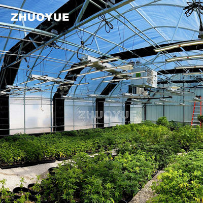 Various Sizes Light Deprivation Greenhouse with Automatic Shading System