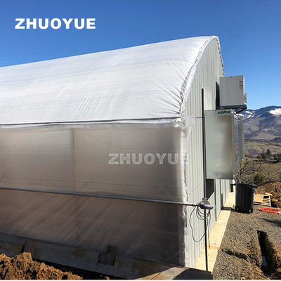 OEM ODM Medicinal Plants Grow Tunnel Greenhouse With Blackout System