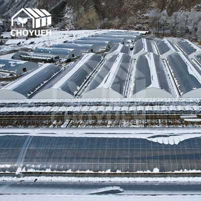 Solar Operated Greenhouse High Wind Resistance And Glass Functionality