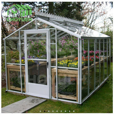 Rectangle Greenhouse Environment with Snow Protection and More