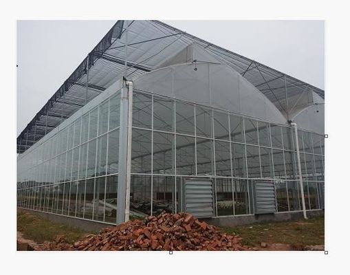 High Durability Glass Greenhouse Easy Installation Wind-Resistance