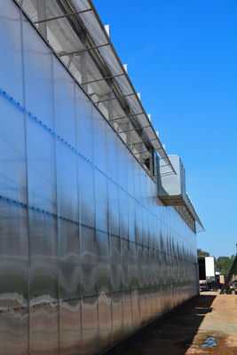 Tropical Area Vegetable Plastic Film Greenhouse For Hydroponic Growing
