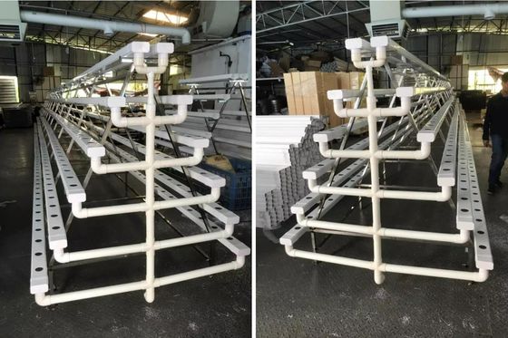 Hydroponic System Indoor Garden Tower With LED / Fluorescent / HID Lighting