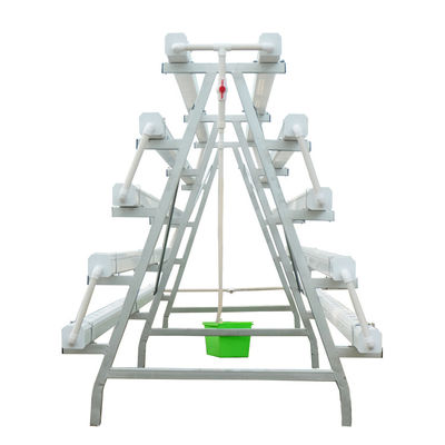 LED Hydroponic System With Automatic Watering Rockwool Grow Medium Manual PH Control